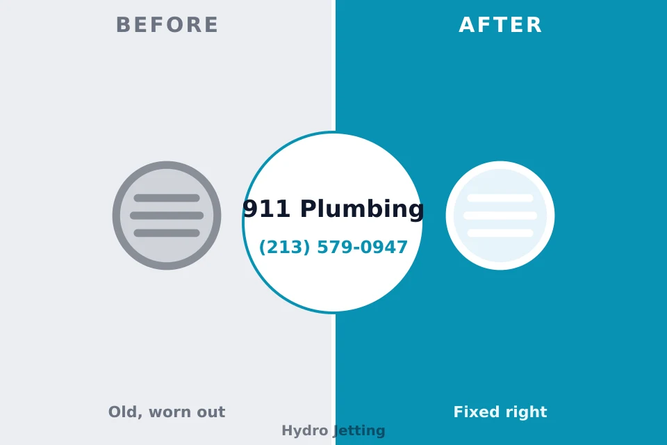 Before and after: plumbing company Berwick, LA